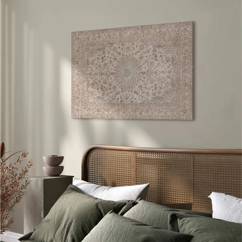  Slika - Sand carpet - worn Persian carpet with rich decorative motifs 120x80 Premium Print Slike