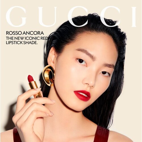 Gucci Beauty Rouge &amp;agrave; L&amp;egrave;vres Matte Lipstick matirajoča &amp;scaron;minka odtenek 509 Rosso Ancora 3.5 g Slike