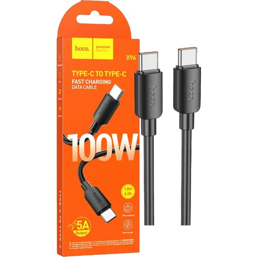 Hoco USB kabl za smartphone, tip C, 100W - X96 Hyper, 100W, Crni Cene
