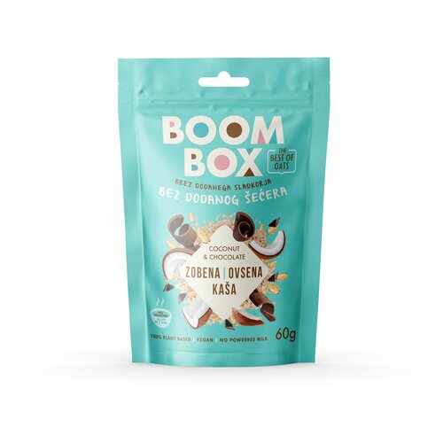 Boom box ovsena kaša kokos-čokolada 60g Slike