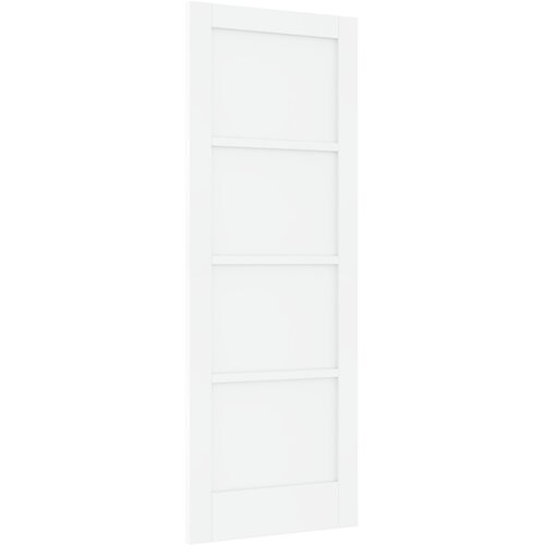 VidaXL notranja vrata &amp;quot;ORKDAL&amp;quot; bela 73.5x198.5x4 cm iz trde borovine Slike