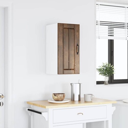 Maison Chic Kuhinjska stenska omarica - Kuhinjska omarica Lucca dimljen hrast inženirski les iu663, (22063727) Cene