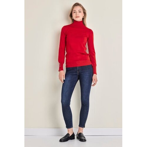 Legendww zenske slim fit farmerke sa flare nogavicama i visokim strukom - model 250 Cene