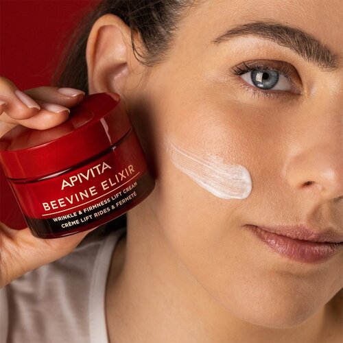 Apivita Beevine Elixir lifting krema za učvr&amp;scaron;ćivanje za intenzivnu hidrataciju light texture 50 ml Slike