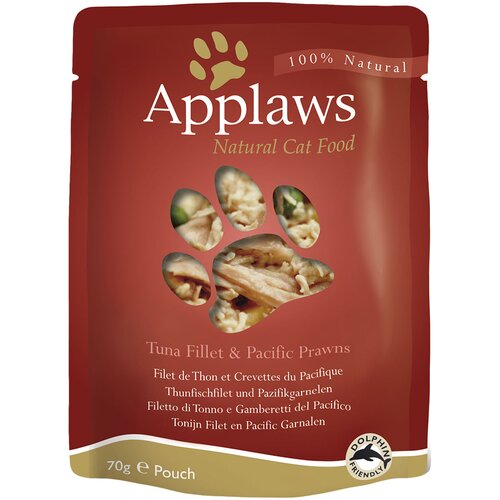 Applaws Ekonomično pakiranje vrećice 24 x 70 g - Tuna i pacifičke kozice Cene