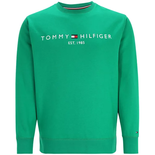 Tommy Hilfiger Big & Tall Majica zelena / rdeča / bela