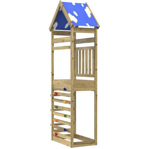  Igralna stolpnica Rjava Trdna impregnirana les - - Rjava - 31.11 - 52,5 x 85 x 265 cm - 2025- Cene