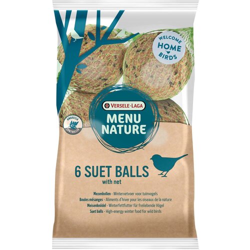 Versele-laga Poslastica za divlje ptice Zimska masna kugla u mrežici Menu Nature 6 komada 540g Slike