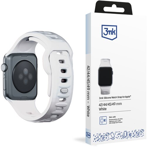 BZ 3MK silikonski pa&scaron;ček  za apple watch 42 44 45 46 49 mm velik, eleganten in udoben, (5000008666) Cene