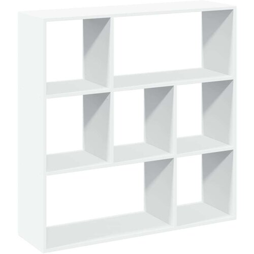 VidaXL Sobna pregrada / regal za knjige bijeli 102x29x103,5 cm drveni Slike