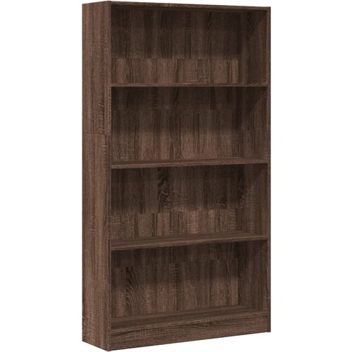 Maison Chic Knjižna omara - Knjižni regal rjavi hrast 80x24x143 cm inženirski les, (21725854) Cene