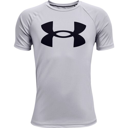 Under Armour Boys&amp;#039; T-shirt Tech Big Logo SS - light grey Slike