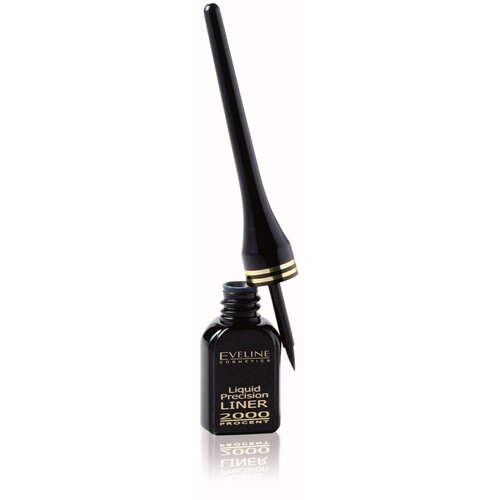 Eveline Liquid Precision 2000 Procent črtalo za oči z mat učinkom odtenek Black 4 ml Cene