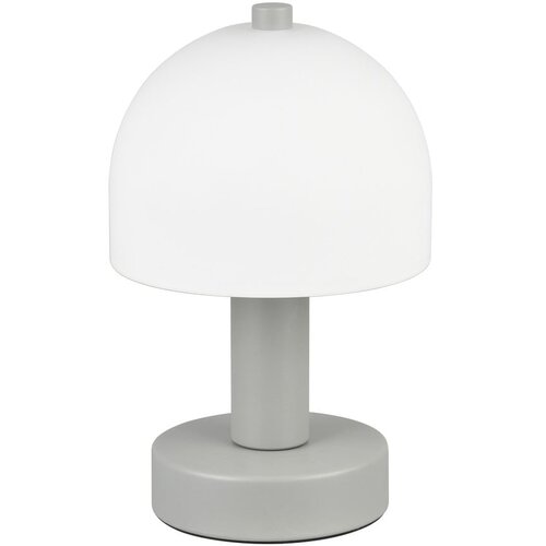  Siva stolna lampa sa staklenim sjenilom (visina 19 cm) Gle – Cijene