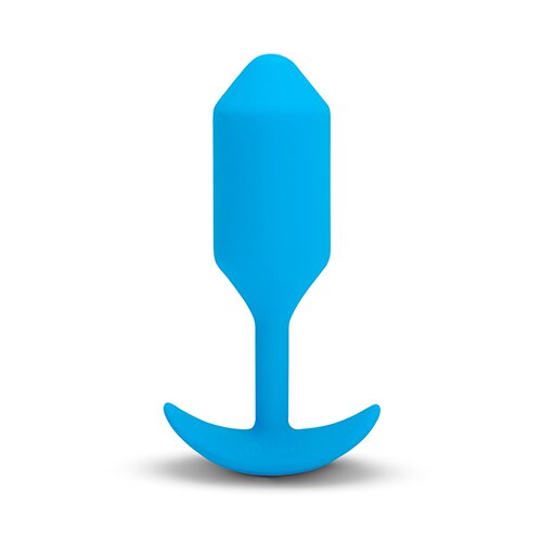 b-Vibe Vibracijski analni čep - Snug Plug 3 L, moder Cene