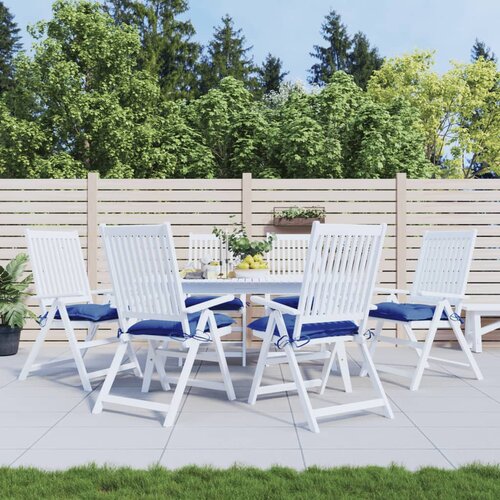 vidaXL Jastuci za stolice 6 kom plavi 40 x 40 x 7 cm od tkanine Oxford Cijene