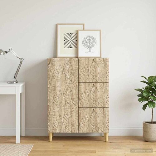  Kreveta Hrast sonoma 66 x 34,5 x 90 cm Konstruirano drvo Slike