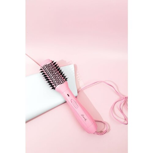 Mermade Blow Dry Brush likalna termo krtača za lase Pink 1 kos Slike