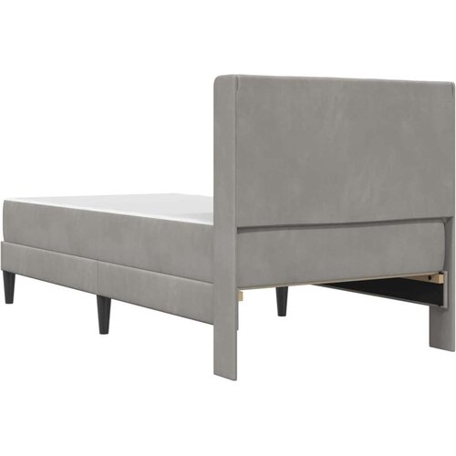  Okvir za krevet Svijetlo siva 90 x 200 cm Bar&amp;scaron;un - Svjetlosiva 90 x 200 cm Slike