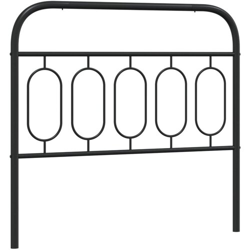 vidaXL Metalno uzglavlje crno 100 cm Cene