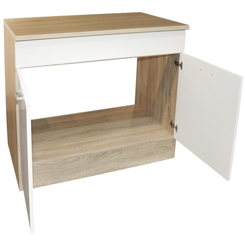 Modern Living Spodnja Omarica Za Korito Andy, Bela, Barva Hrasta Slike