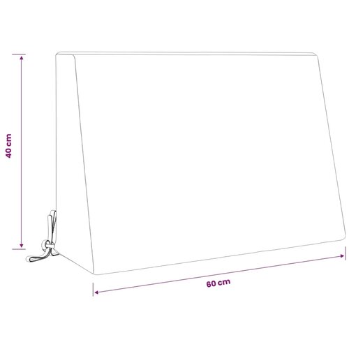  Jastuk za naslon SOEST 100% poliester Antracit 60 x 20 x 40 cm - Antracit 60 x 20 x 40 cm Poliester Cijene