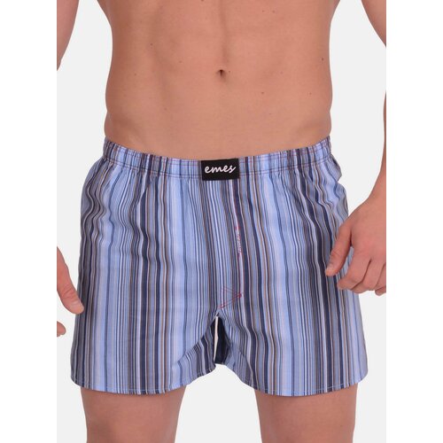 emes blue men's striped shorts Cene