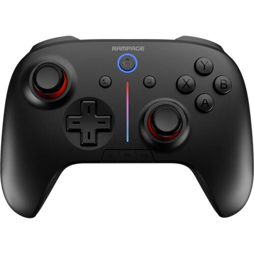 Game Pad gaming RAMPAGE HYDRA Black bluetooth wireles 2.4 GHz PC pad RGB Joypad, 41047 Cijene