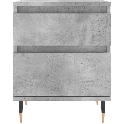  Noćni ormarić siva boja betona 40x35x50 cm konstruirano drvo Slike