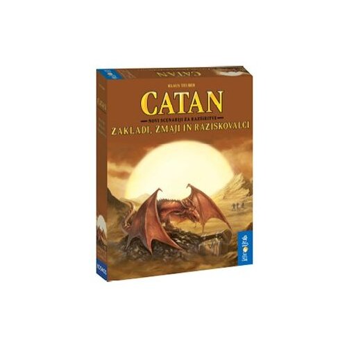 IGROLJUB Družabna igra Catan novi scenariji za razširitve Zakladi, zmaji in raziskovalci Cene