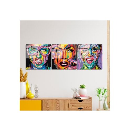 WALLXPERT dekorativna slika od kaljenog stakla smile 3 (uv 852) 50 x 50cm Cene