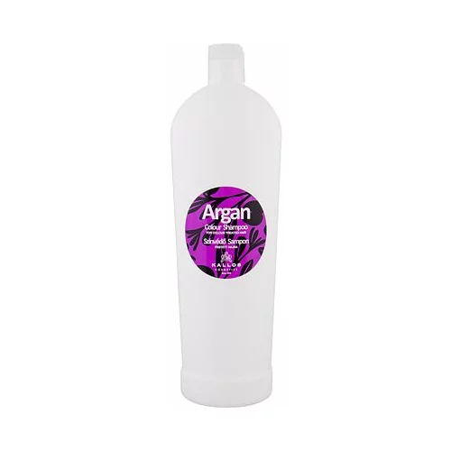 Kallos Cosmetics Argan hranilen šampon za barvane lase 1000 ml za ženske