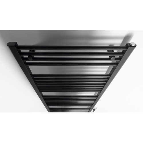 Aqualine kupatilski električni radijator direct-e 600W 132x60 cm mat crne boje Slike
