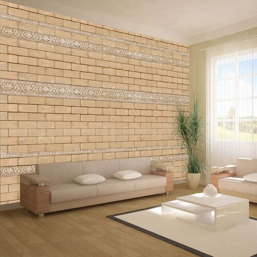  Tapeta - Brick with ornaments 250x175 Slike