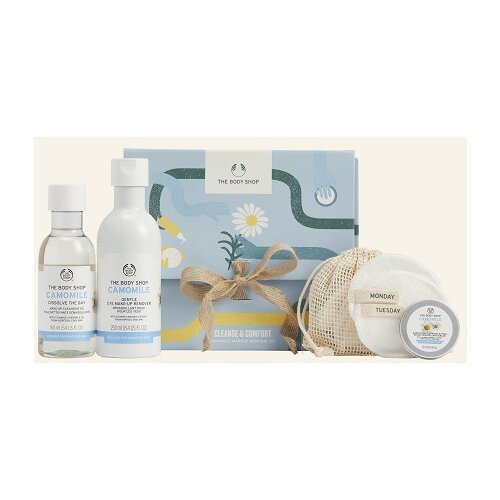 The Body Shop cleanse & comfort camomile makeup removal kit