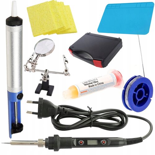 Rosfix SET PRECIZNA SPAJKALNA POSTAJA OC80W &ndash; 80W, 180&ndash;500&deg;C, ESD, ZASLON, PRIBOR | 230V, 900M, EU VTIČ, (5000075818) Cene
