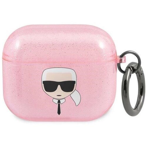 Karl Lagerfeld ETUI Z BLEŠČICAMI KARL'S HEAD CASE ZA AIRPODS 3 - ROZA ETUI, (22006241) Cene