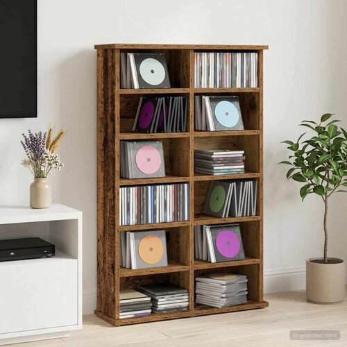 Cd ormar Staro drvo 60 x 17 x 92 cm Konstruirano drvo Cijene