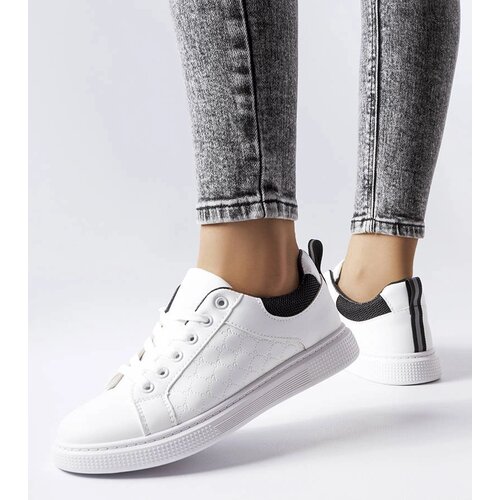 Gemre White and black embossed Dreux sneakers Slike