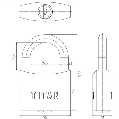 Titan 842/50 katanac Cene