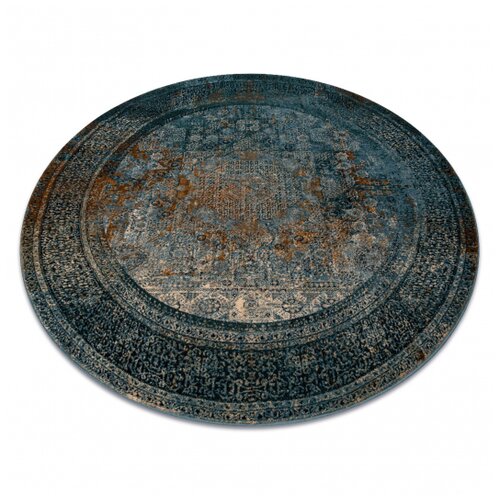 RugsX Preproga volna OMEGA MAMLUK krog - Rozeta vintage temno modra cercle 200 cm, (5000218728) Cene