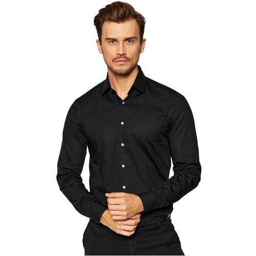 Calvin Klein Jeans Srajce z dolgimi rokavi K10K108229 Črna Slike