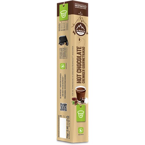 La_Natura_Lifestyle La Natura Lifestyle BIO Topla čokolada kakao 10 kapsula Bag NPCC DACH Cene