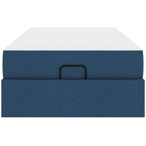  Okvir za krevet s madracem Plava 80 x 200 cm tkanina Slike
