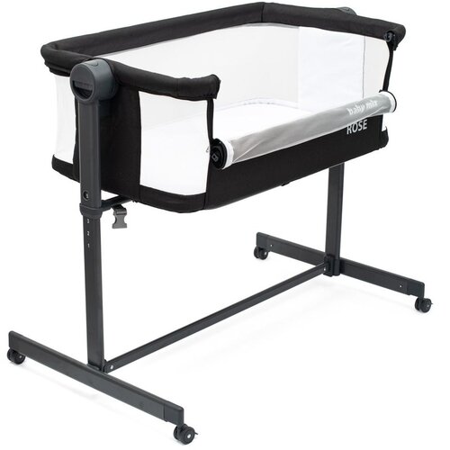 Baby Mix Rose bedside kolijevka black Slike