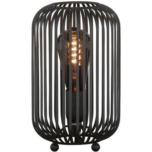 SCH&amp;Ouml;NER WOHNEN Crna stolna lampa s metalnim sjenilom (visina 25 cm) Cage &amp;ndash; Slike