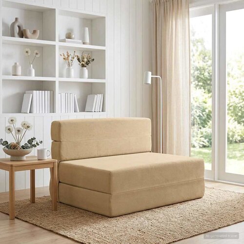 SOFA na razvlačenje Zelena Siva 70 x 72 x 60 cm Tkanina Cijene