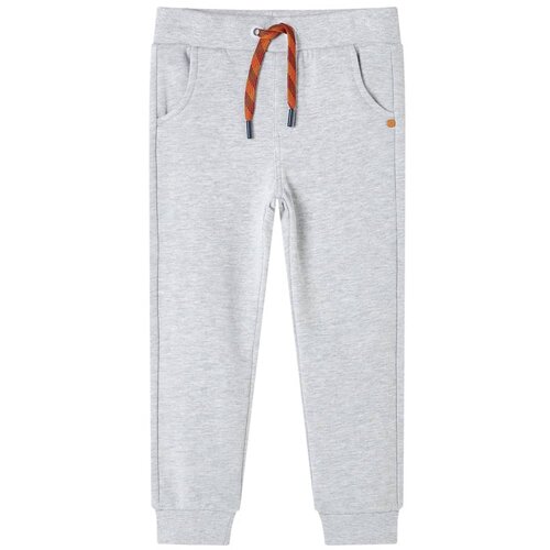 vidaXL Dječji donji dio trenirke sivi prošarani 104 Cijene