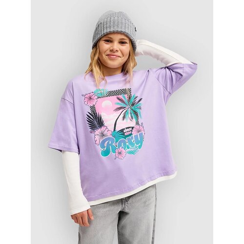 Roxy Rain Falls Kids Longsleeve T-Shirt viola Cene