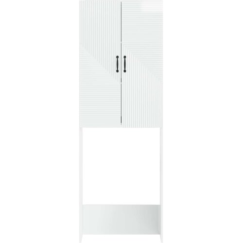  Kabinetska WC HAARLEM Bijela visokog sjaja 66 x 25,5 x 190 cm Slike